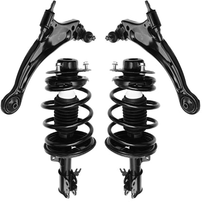 Front & Rear Suspension Kit with Struts Control Arms & Tie Rods for Camaro 2011–2012