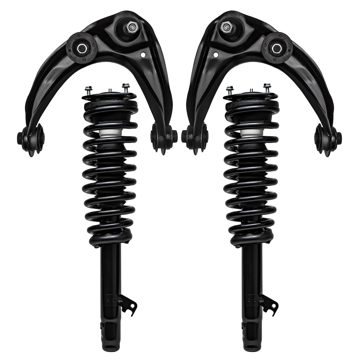 Front & Rear Suspension Kit with Struts Control Arms & Tie Rods for Camaro 2011–2012