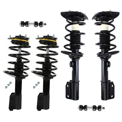 Front & Rear Suspension Kit with Struts Control Arms & Tie Rods for Camaro 2011–2012