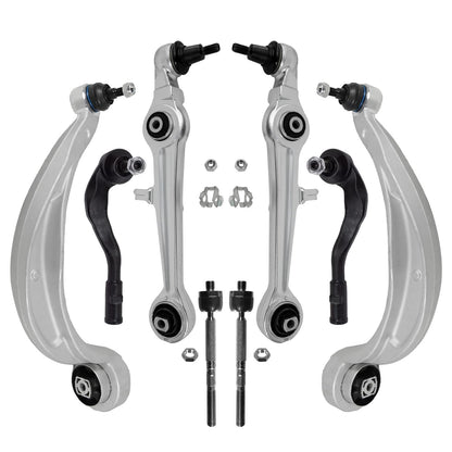 8-Piece Front Suspension Kit with Control Arms Ball Joints & Sway Bar Links for 2WD