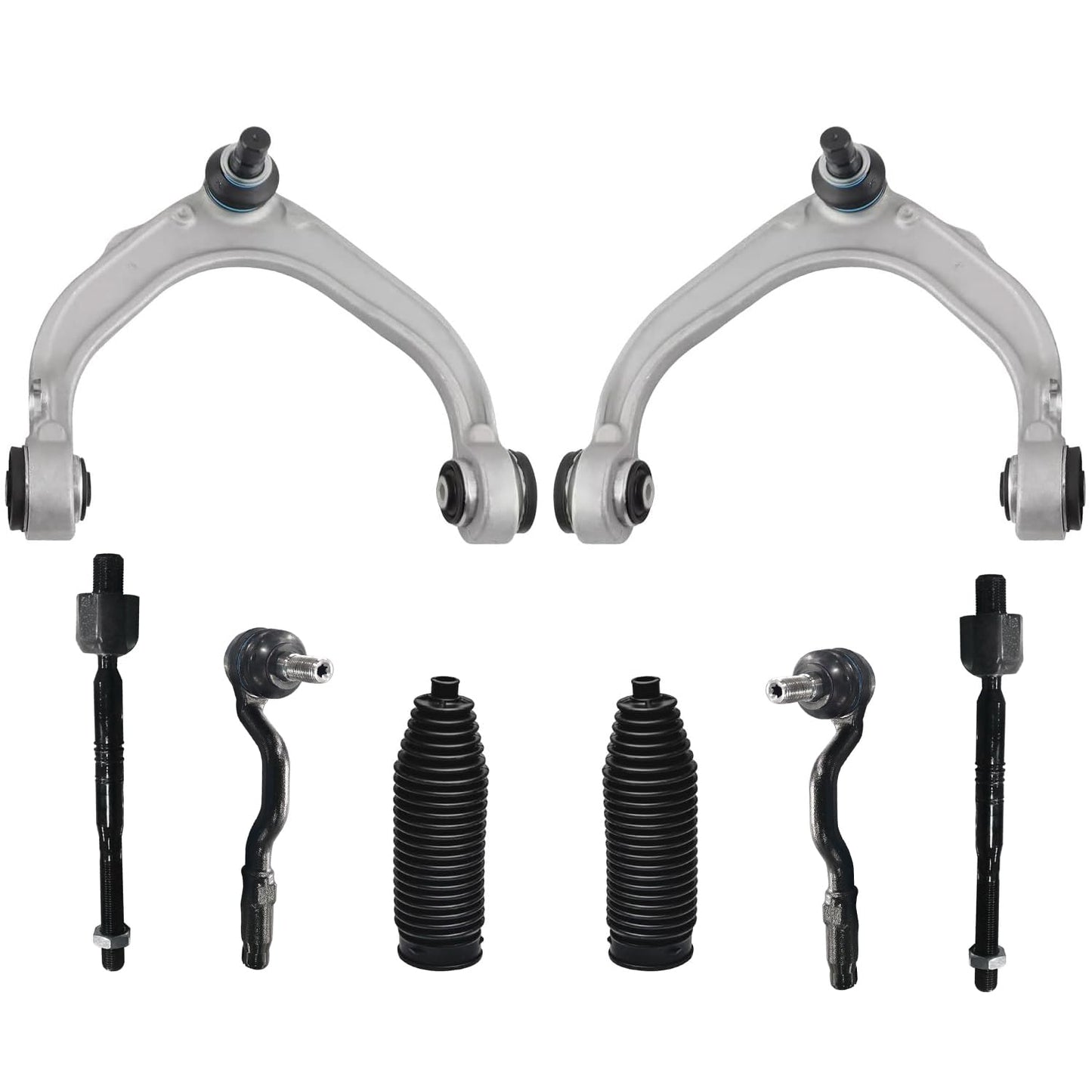 8-Piece Front Suspension Kit with Control Arms Ball Joints & Sway Bar Links for 2WD