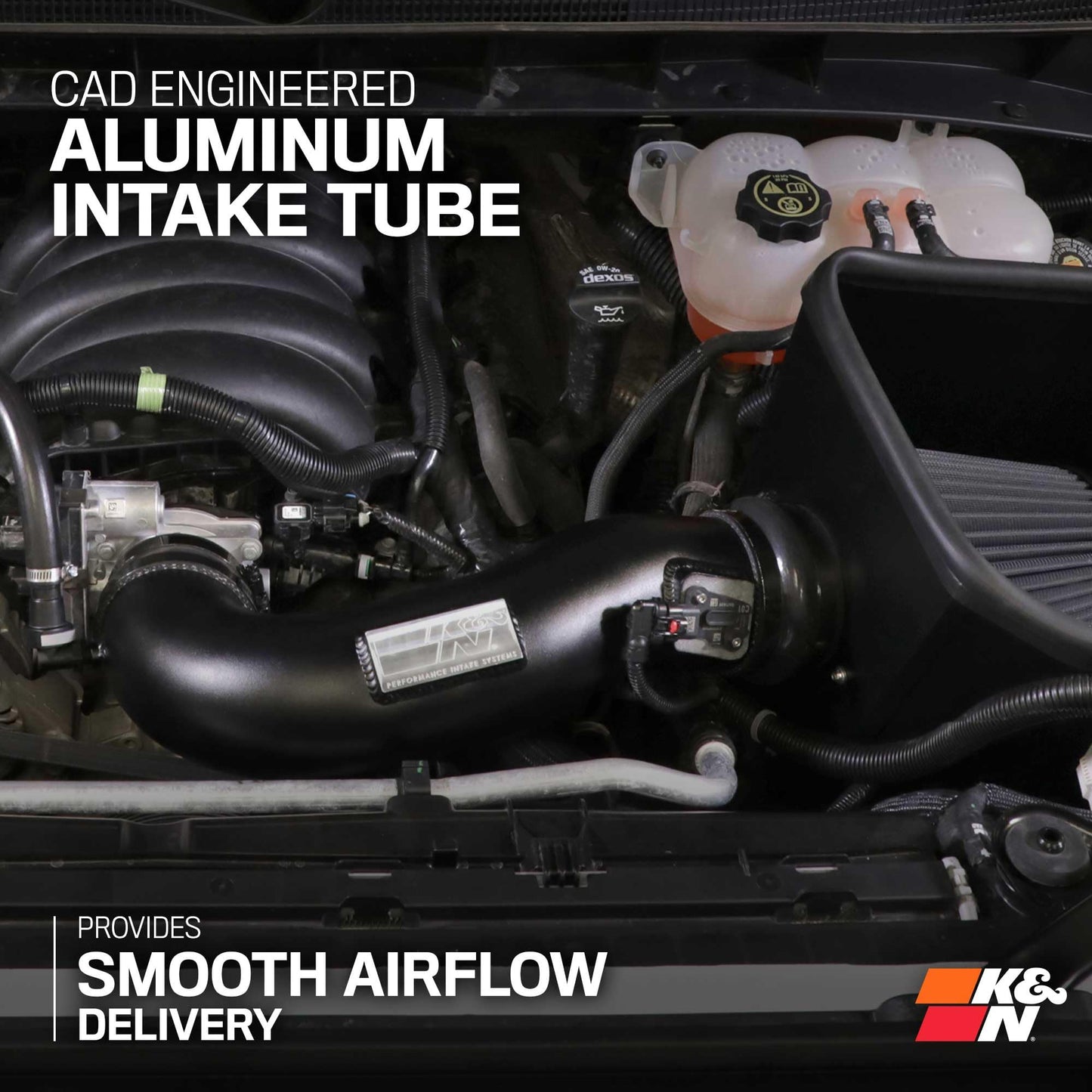 Cold Air Intake System: High-Flow Cotton Filter