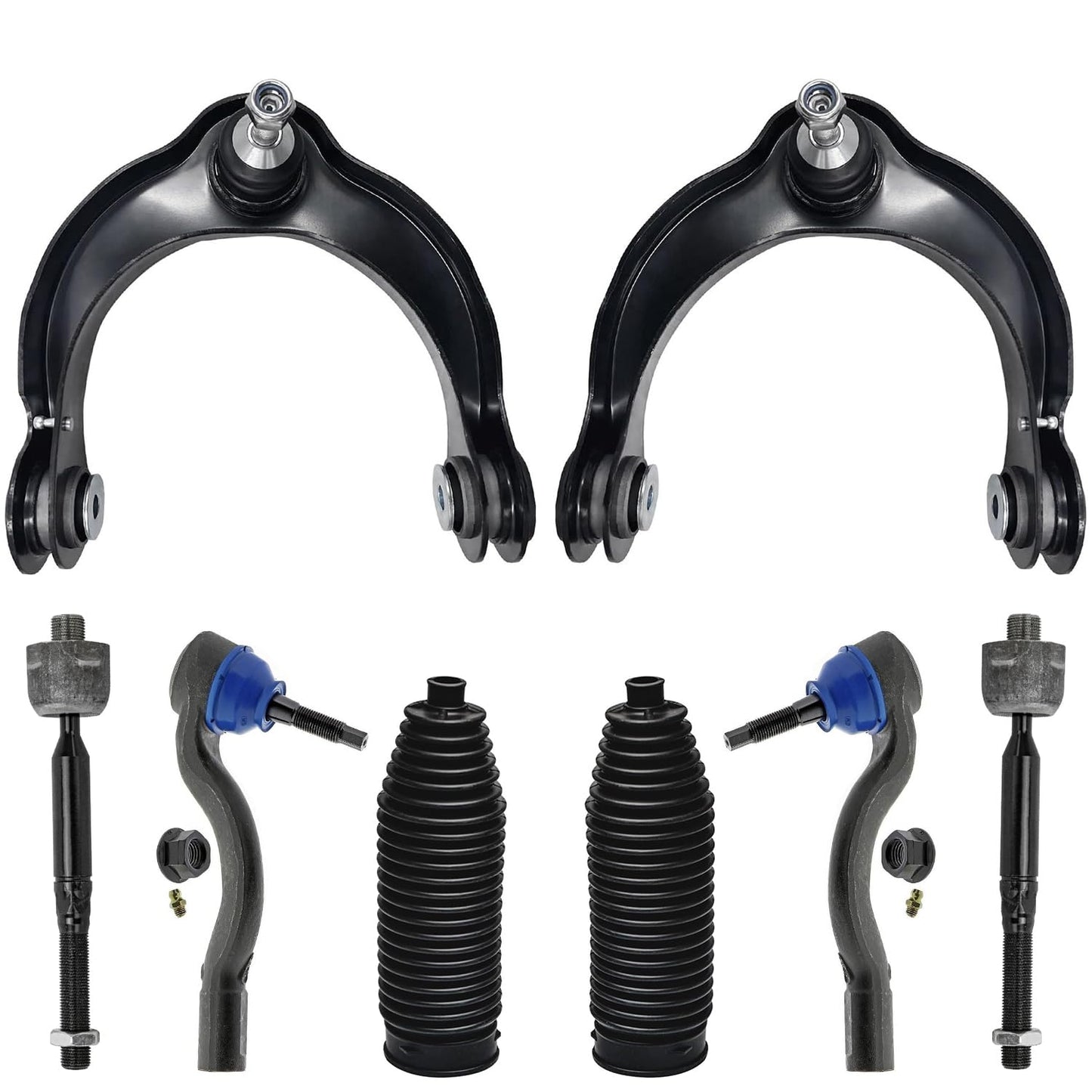 8-Piece Front Suspension Kit with Control Arms Ball Joints & Sway Bar Links for 2WD