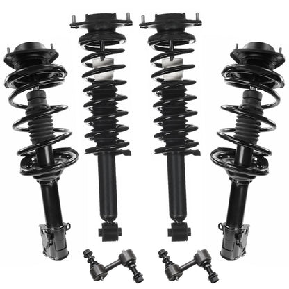 Front & Rear Suspension Kit with Struts Control Arms & Tie Rods for Camaro 2011–2012