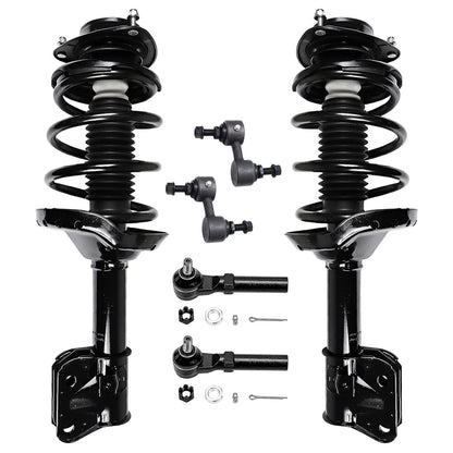 Front & Rear Suspension Kit with Struts Control Arms & Tie Rods for Camaro 2011–2012