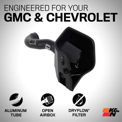 Cold Air Intake System: High-Flow Cotton Filter