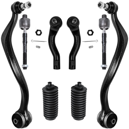8-Piece Front Suspension Kit with Control Arms Ball Joints & Sway Bar Links for 2WD