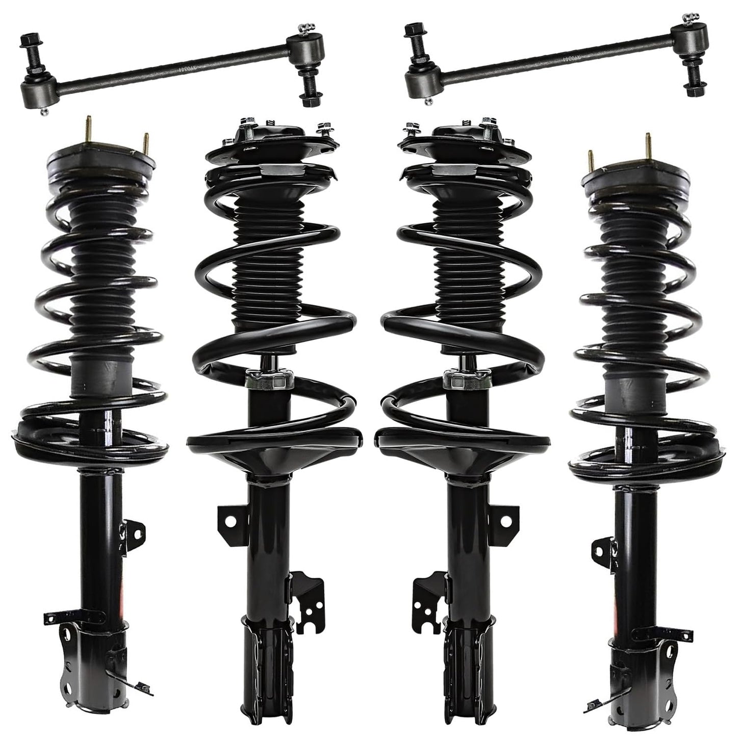 Front & Rear Suspension Kit with Struts Control Arms & Tie Rods for Camaro 2011–2012