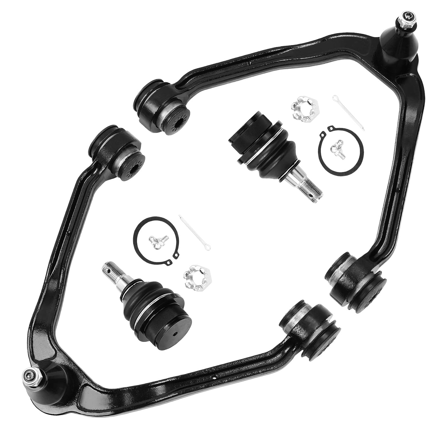 7-Piece Steering Kit with Inner Outer Tie Rods Pitman & Idler Arm for Silverado Sierra Tahoe 4WD