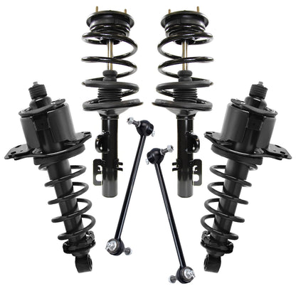 Front & Rear Suspension Kit with Struts Control Arms & Tie Rods for Camaro 2011–2012