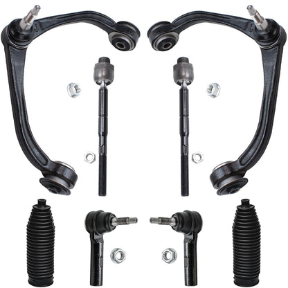 8-Piece Front Suspension Kit with Control Arms Ball Joints & Sway Bar Links for 2WD