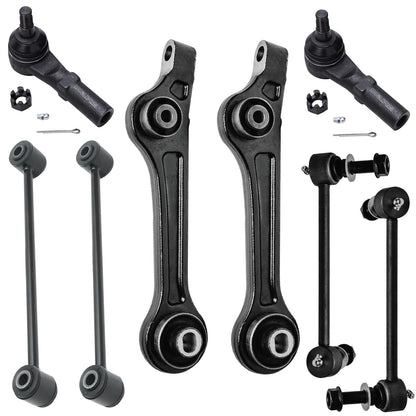 8-Piece Front Suspension Kit with Control Arms Ball Joints & Sway Bar Links for 2WD