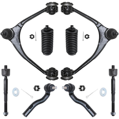 8-Piece Front Suspension Kit with Control Arms Ball Joints & Sway Bar Links for 2WD