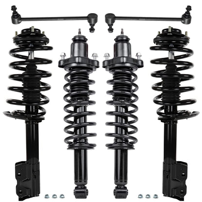 Front & Rear Suspension Kit with Struts Control Arms & Tie Rods for Camaro 2011–2012