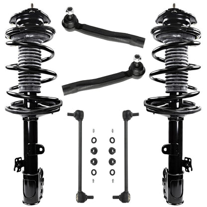 Front & Rear Suspension Kit with Struts Control Arms & Tie Rods for Camaro 2011–2012
