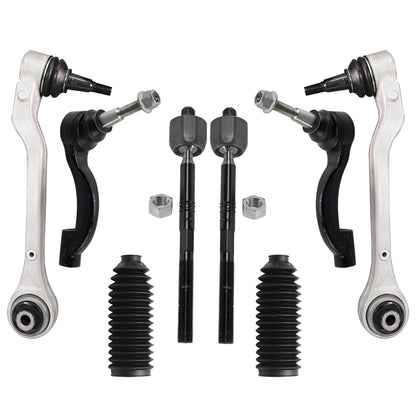 8-Piece Front Suspension Kit with Control Arms Ball Joints & Sway Bar Links for 2WD