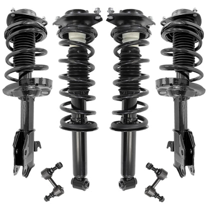 Front & Rear Suspension Kit with Struts Control Arms & Tie Rods for Camaro 2011–2012