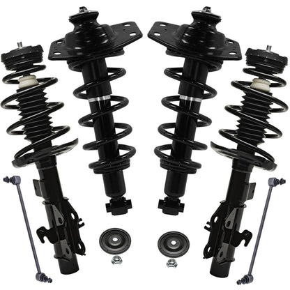 Front & Rear Suspension Kit with Struts Control Arms & Tie Rods for Camaro 2011–2012