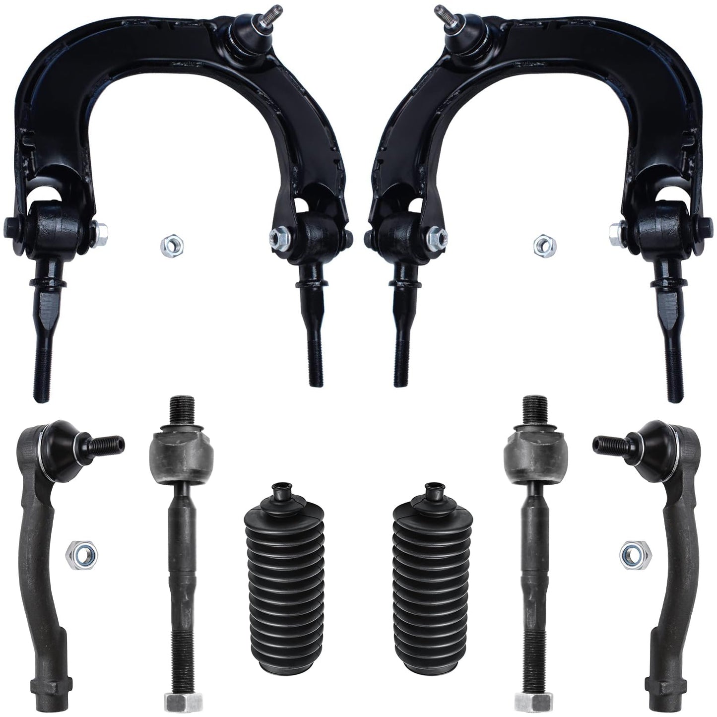 8-Piece Front Suspension Kit with Control Arms Ball Joints & Sway Bar Links for 2WD