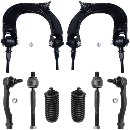 8-Piece Front Suspension Kit with Control Arms Ball Joints & Sway Bar Links for 2WD