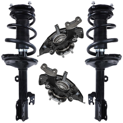 Front & Rear Suspension Kit with Struts Control Arms & Tie Rods for Camaro 2011–2012