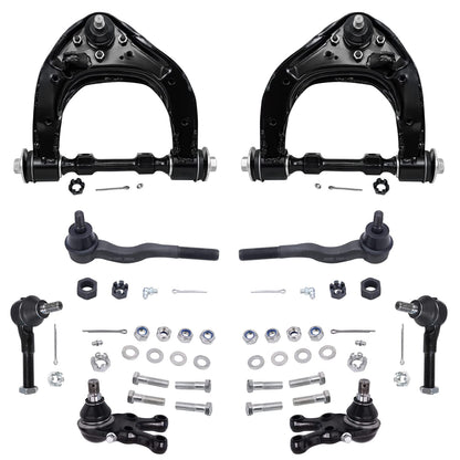 8-Piece Front Suspension Kit with Control Arms Ball Joints & Sway Bar Links for 2WD