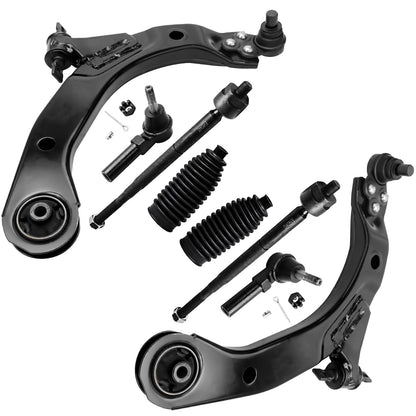 8-Piece Front Suspension Kit with Control Arms Ball Joints & Sway Bar Links for 2WD