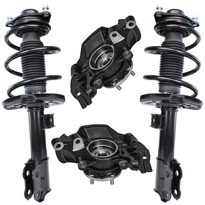 Front & Rear Suspension Kit with Struts Control Arms & Tie Rods for Camaro 2011–2012