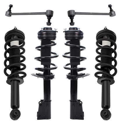 Front & Rear Suspension Kit with Struts Control Arms & Tie Rods for Camaro 2011–2012