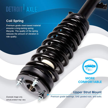 Front & Rear Suspension Kit with Struts Control Arms & Tie Rods for Camaro 2011–2012