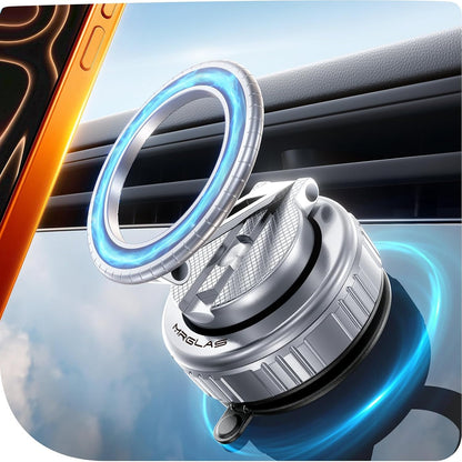 360° Magnetic Phone Mount with Strong Suction Adjustable Swivel Holder