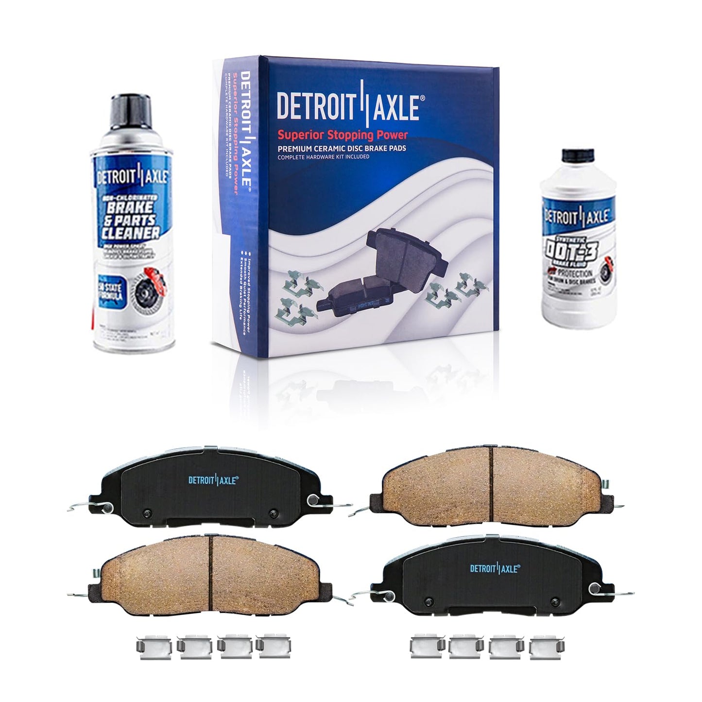 Front & Rear Brake Kit with Drilled Slotted Rotors & Ceramic Pads for Camaro V6 2010–2015
