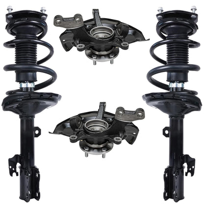Front & Rear Suspension Kit with Struts Control Arms & Tie Rods for Camaro 2011–2012