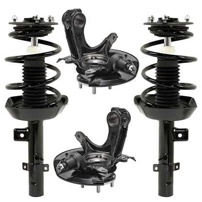 Front & Rear Suspension Kit with Struts Control Arms & Tie Rods for Camaro 2011–2012
