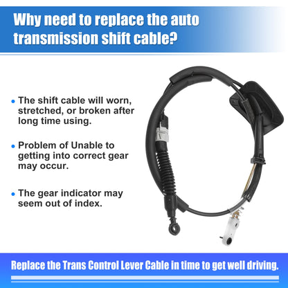 Transmission Gear Shift Cable for PT Cruiser 2001–2010