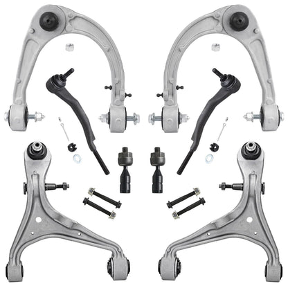 8-Piece Front Suspension Kit with Control Arms Ball Joints & Sway Bar Links for 2WD