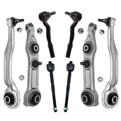 8-Piece Front Suspension Kit with Control Arms Ball Joints & Sway Bar Links for 2WD