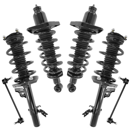 Front & Rear Suspension Kit with Struts Control Arms & Tie Rods for Camaro 2011–2012