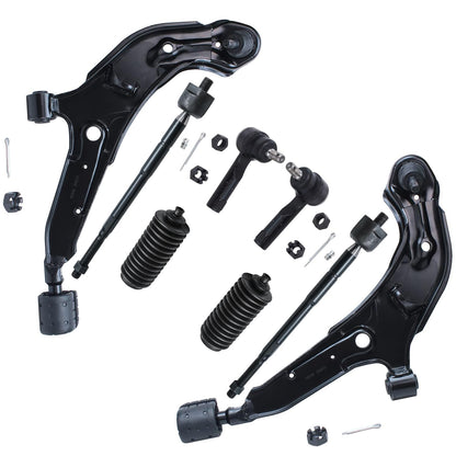 8-Piece Front Suspension Kit with Control Arms Ball Joints & Sway Bar Links for 2WD