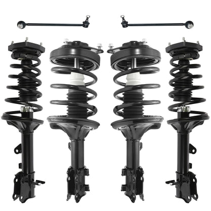 Front & Rear Suspension Kit with Struts Control Arms & Tie Rods for Camaro 2011–2012