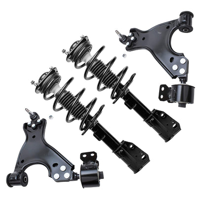 Front & Rear Suspension Kit with Struts Control Arms & Tie Rods for Camaro 2011–2012