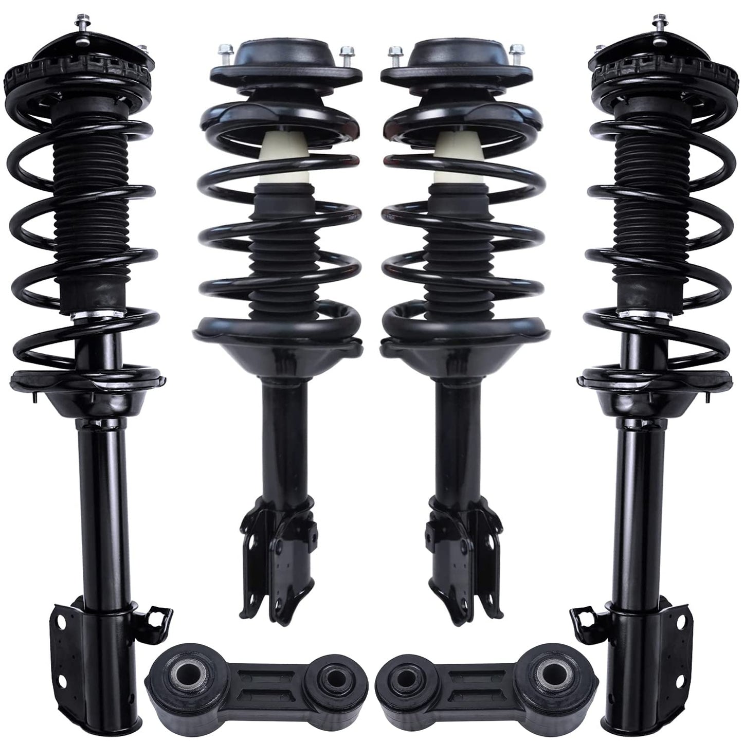 Front & Rear Suspension Kit with Struts Control Arms & Tie Rods for Camaro 2011–2012