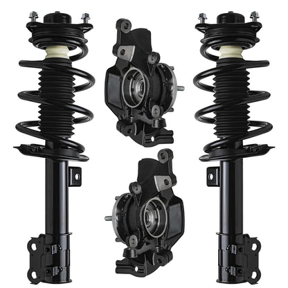 Front & Rear Suspension Kit with Struts Control Arms & Tie Rods for Camaro 2011–2012