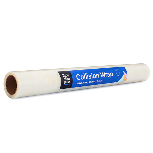 Clear Self-Adhesive Collision Wrap 36" x 100ft for Vehicle Window Protection