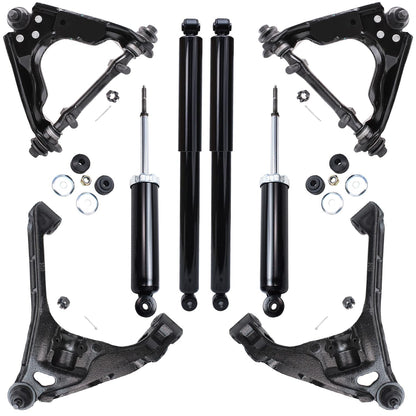 8-Piece Front Suspension Kit with Control Arms Ball Joints & Sway Bar Links for 2WD