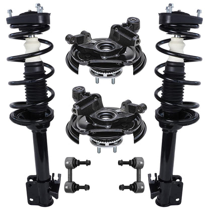 Front & Rear Suspension Kit with Struts Control Arms & Tie Rods for Camaro 2011–2012