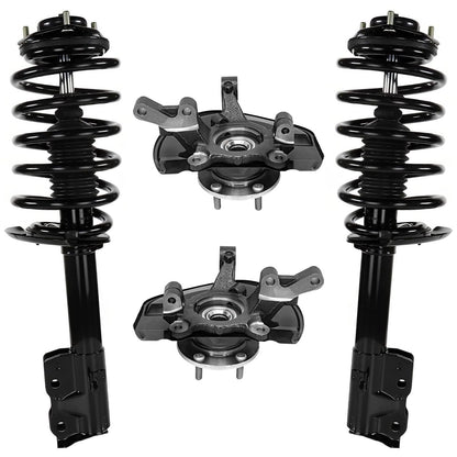 Front & Rear Suspension Kit with Struts Control Arms & Tie Rods for Camaro 2011–2012