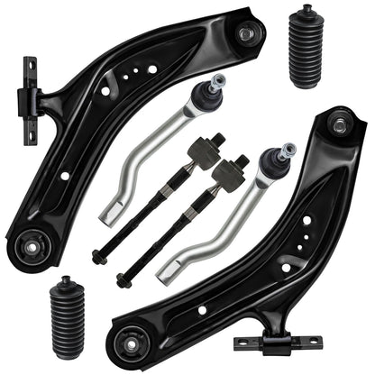 8-Piece Front Suspension Kit with Control Arms Ball Joints & Sway Bar Links for 2WD