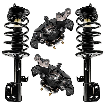 Front & Rear Suspension Kit with Struts Control Arms & Tie Rods for Camaro 2011–2012