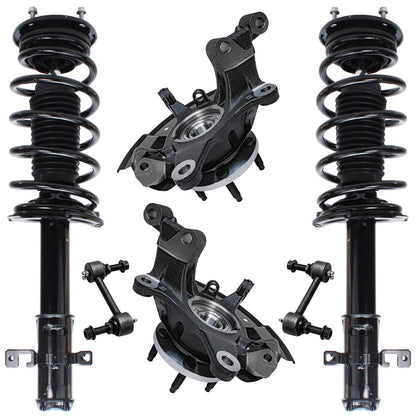 Front & Rear Suspension Kit with Struts Control Arms & Tie Rods for Camaro 2011–2012